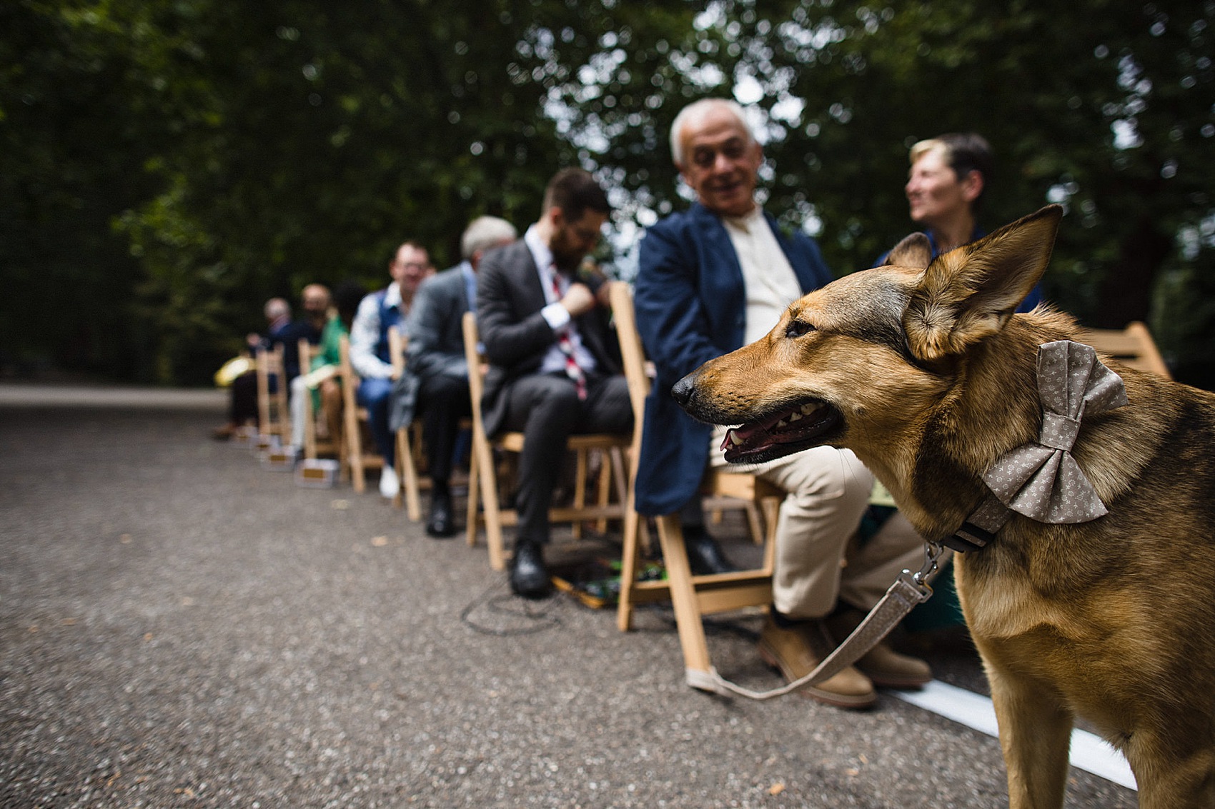 Bride in trousers Battersea Park Wedding 47