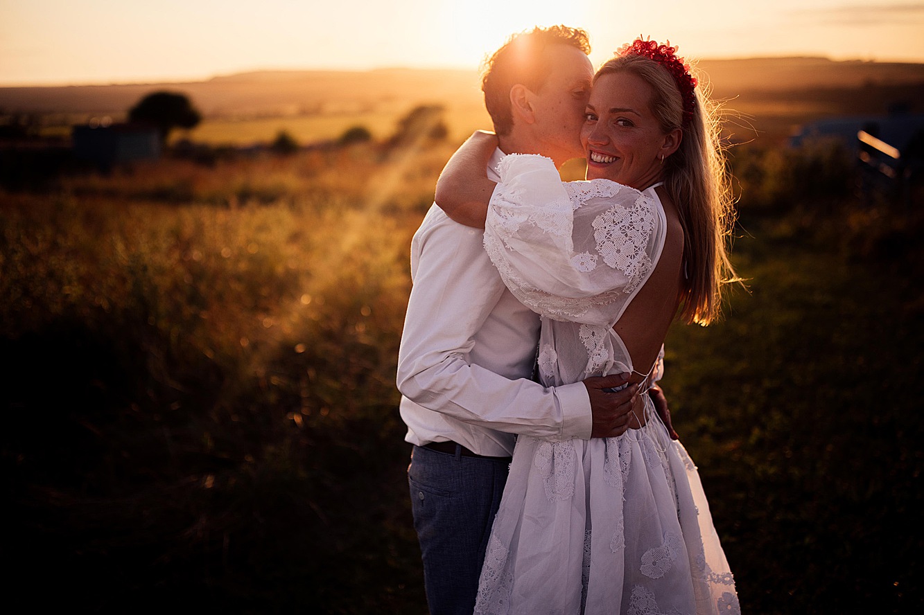 Cecilie Bahnsen bride wedding at home 59