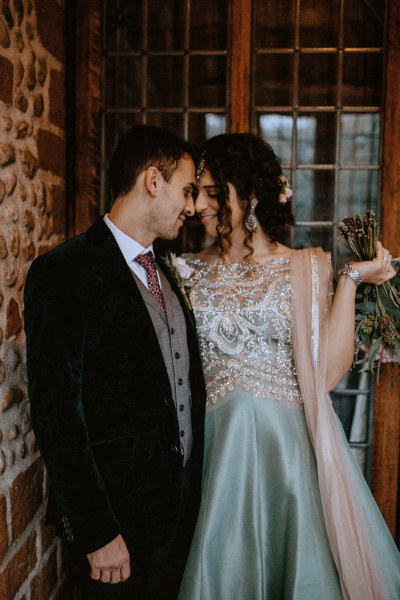A Modern, Multicultural & Rainy Autumn Wedding at Voewood in the Norfolk Countryside