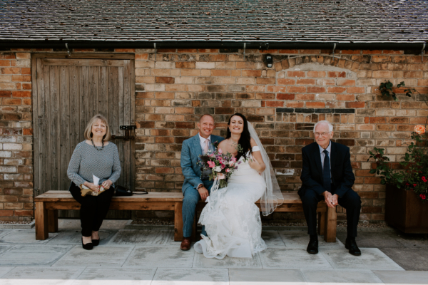 A Socially Distant Micro Wedding for an Enzoani Bride at Donington Park Farmhouse Hotel