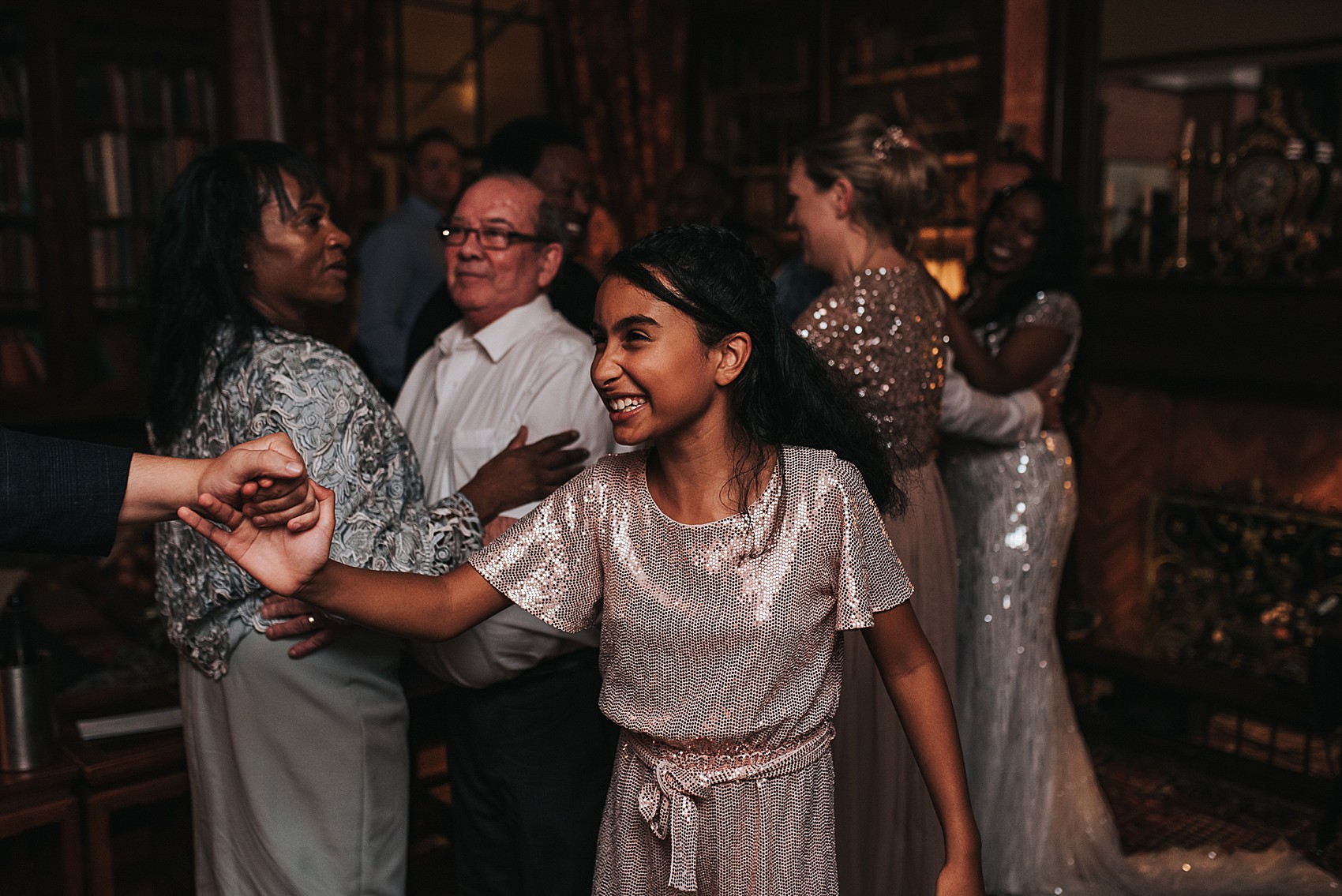 A Cute Tory Burch Dress for a Wedding at Langar Hall