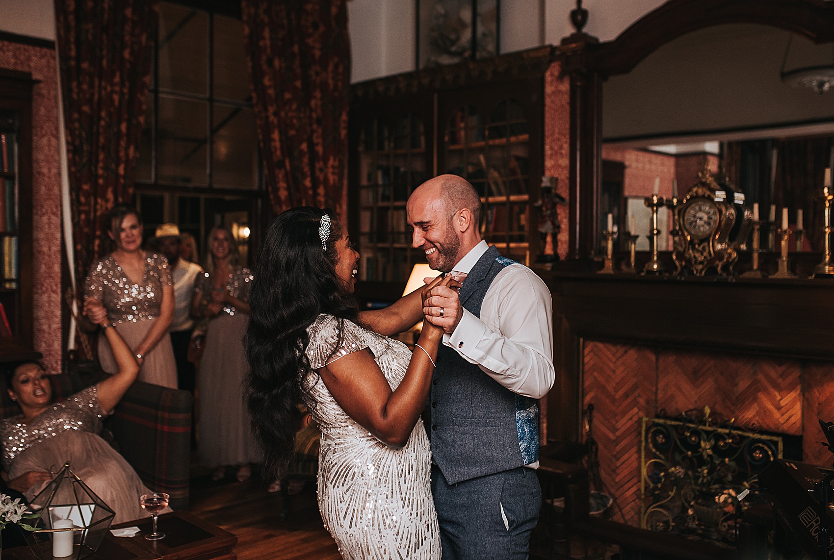 A Cute Tory Burch Dress for a Wedding at Langar Hall