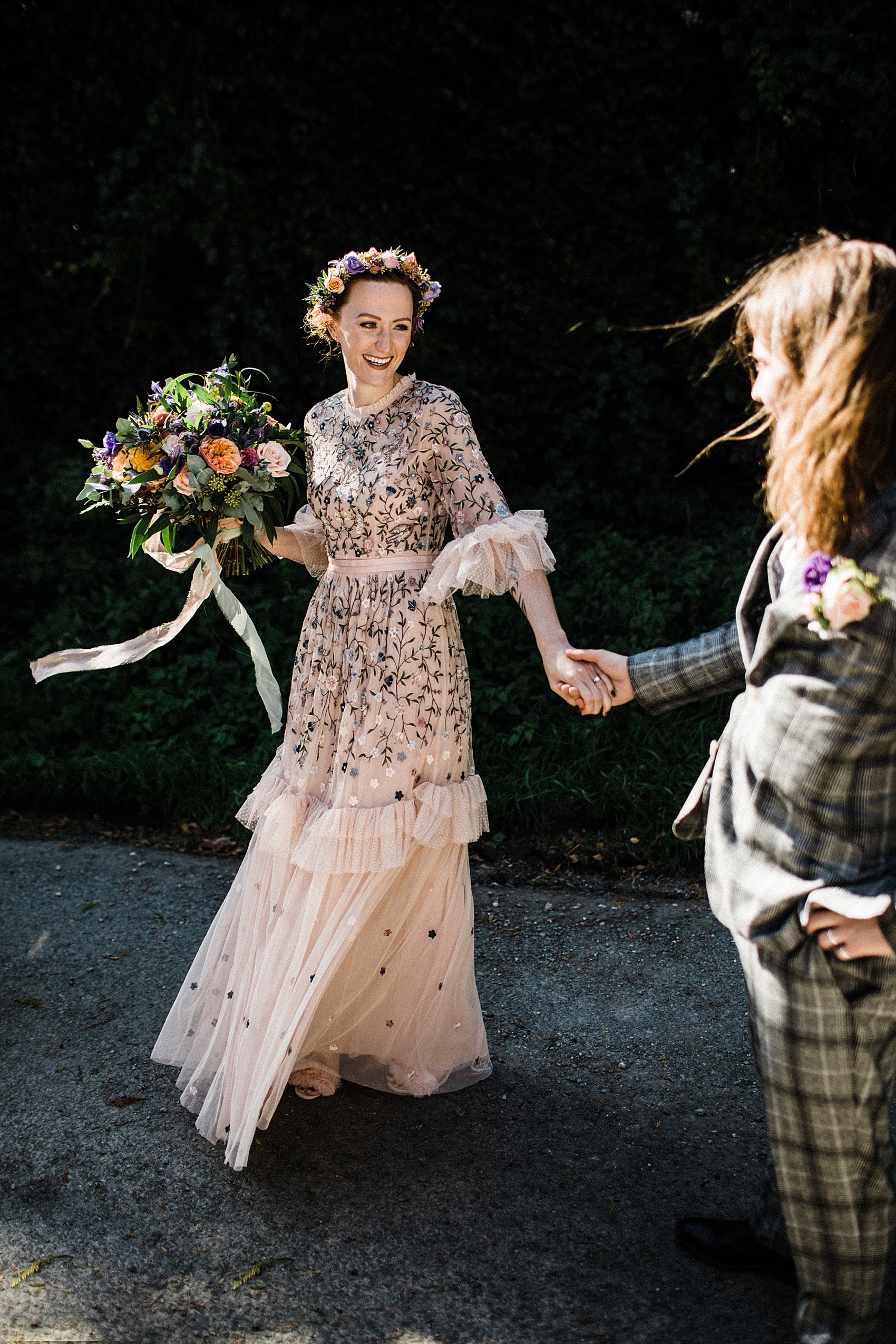 31 Needle Thread bride barn wedding Devon