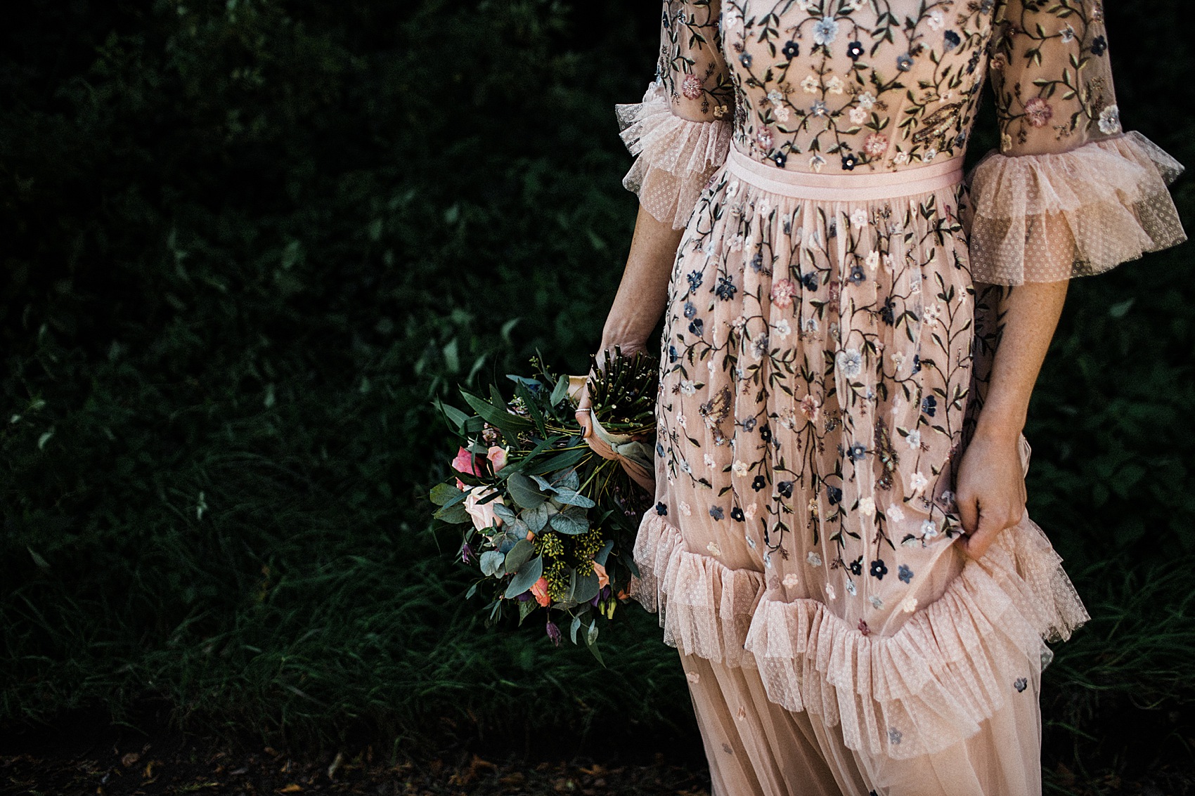 35 Needle Thread bride barn wedding Devon