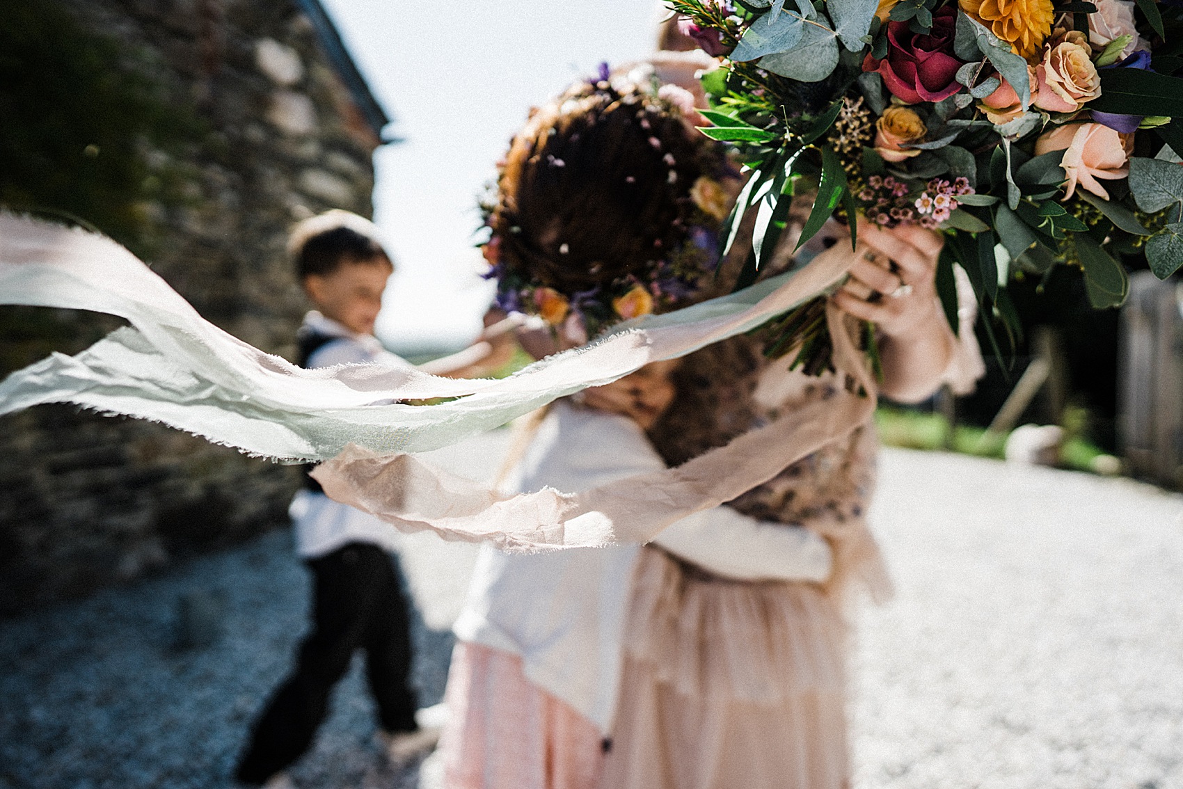 42 Needle Thread bride barn wedding Devon