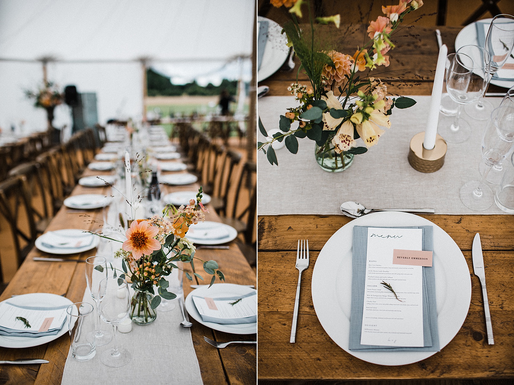 48 Henley on Thames wedding tent reception