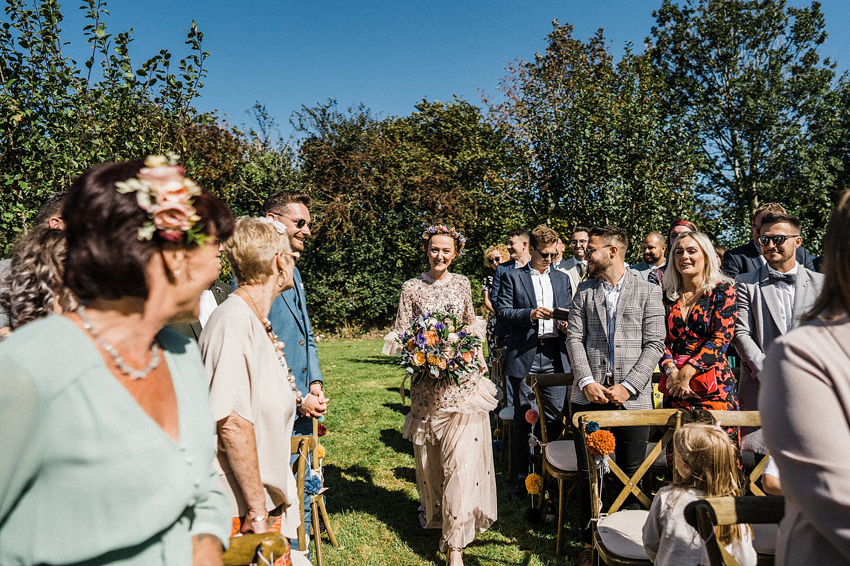 52 Needle Thread bride barn wedding Devon