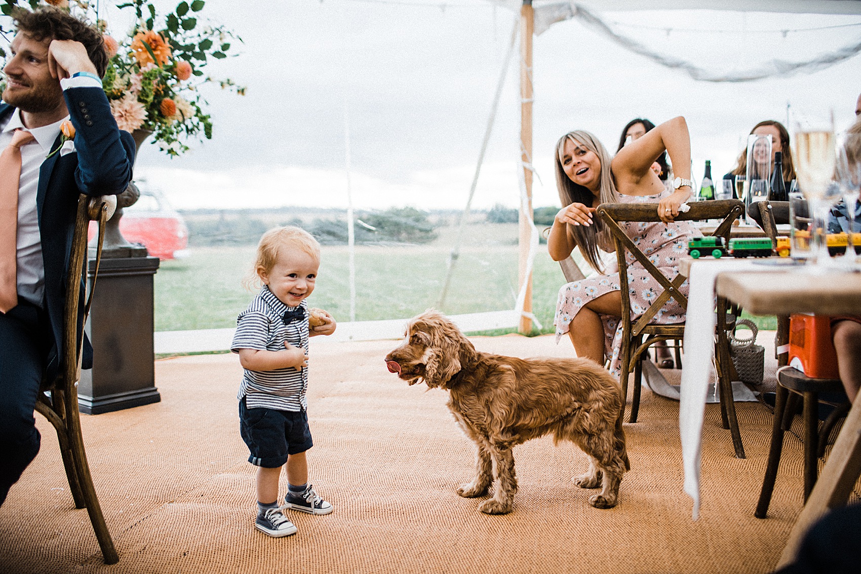 59 Henley on Thames wedding tent reception