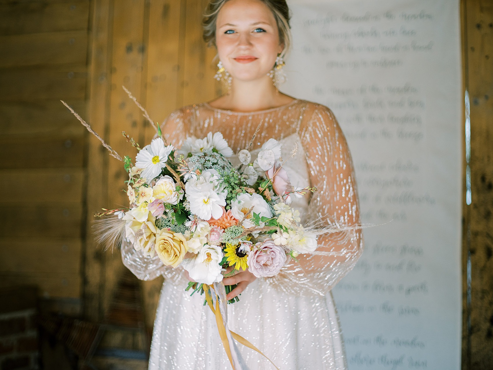65 Wedding prairie barn yard vibes