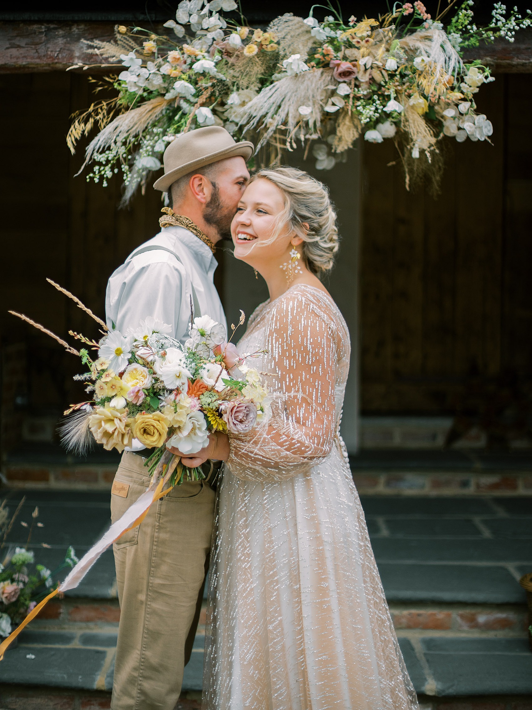 78 Wedding prairie barn yard vibes