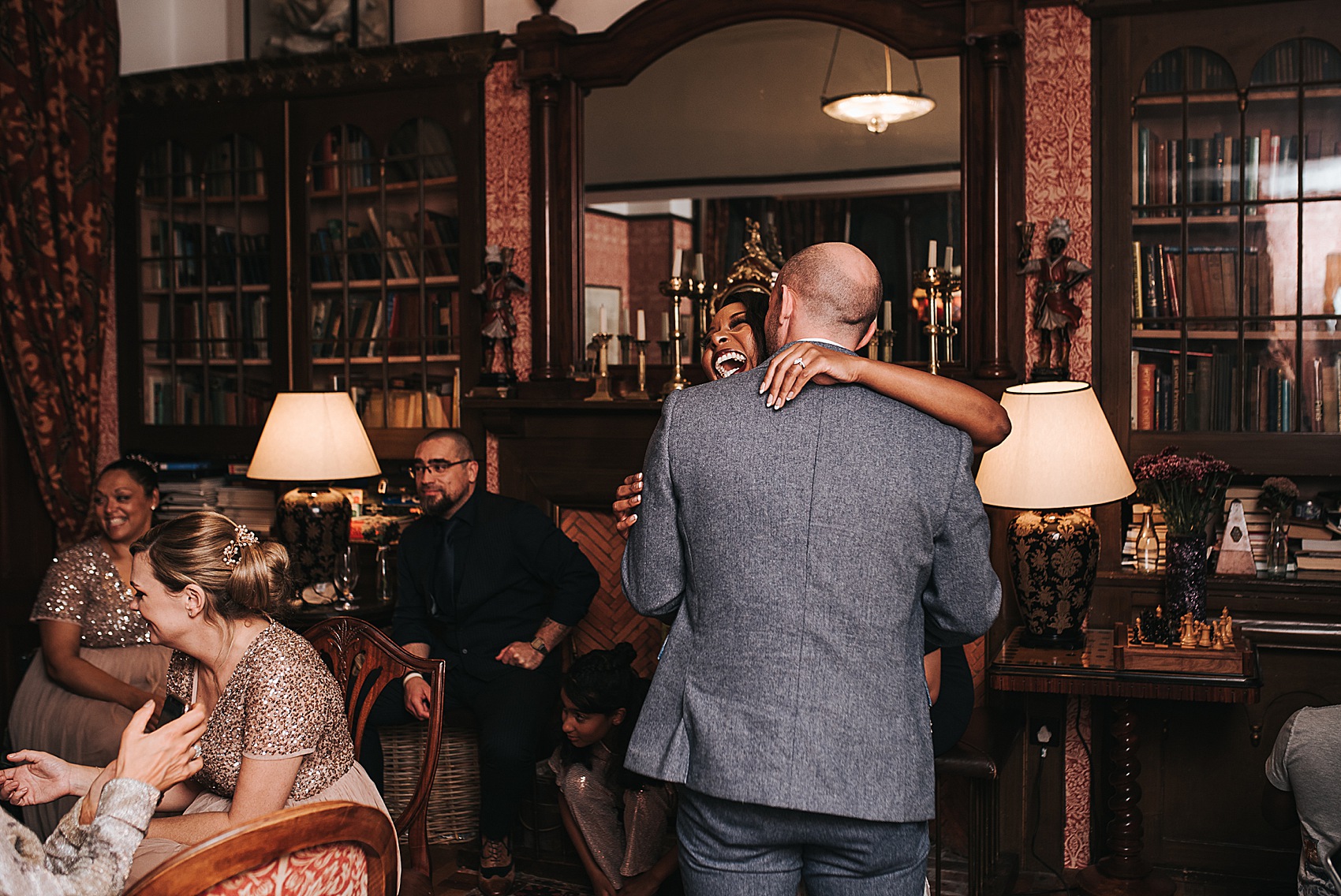 A Cute Tory Burch Dress for a Wedding at Langar Hall