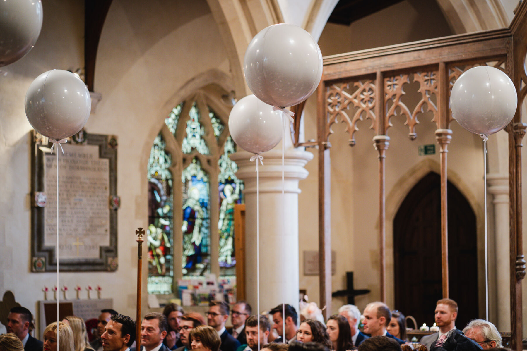 Balloons in Church