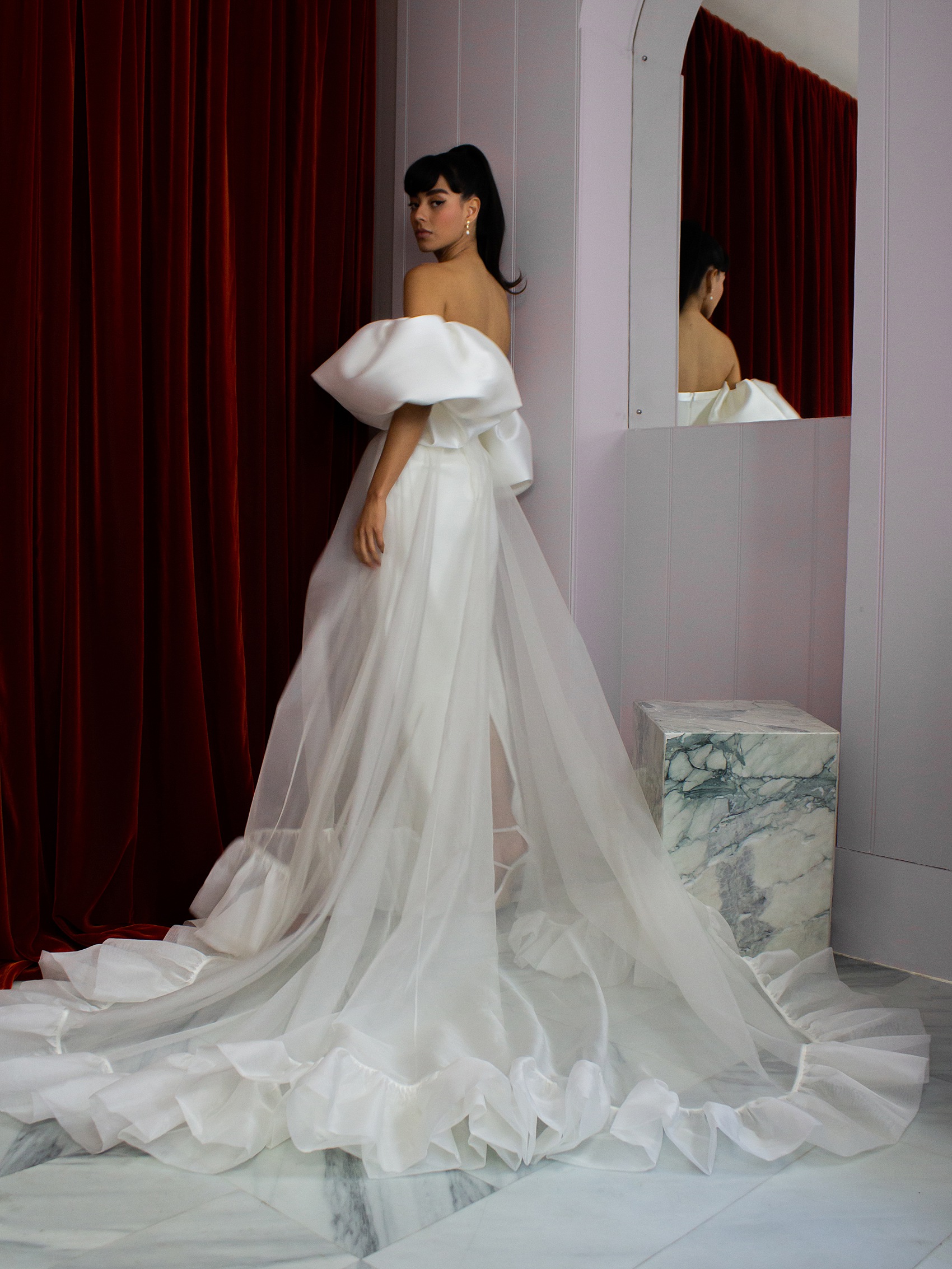 Moon skirt Cosmic dress and Sun sleeves by Halfpenny London 6634