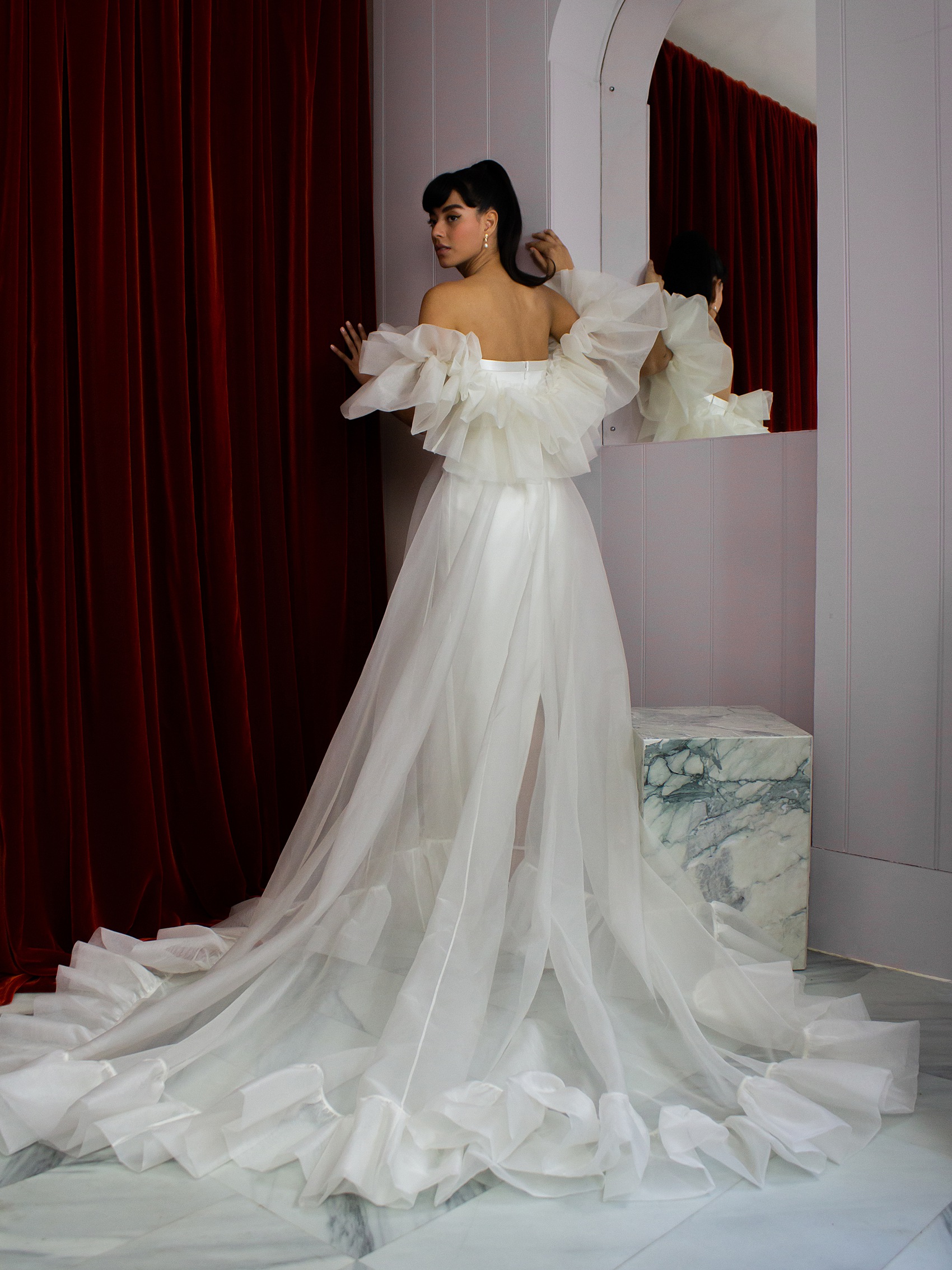 Moon skirt Issa shrug and Cosmic dress by Halfpenny London 6646