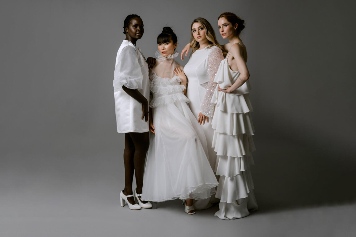 Rita Colson, London bridal designer, modern wedding dresses