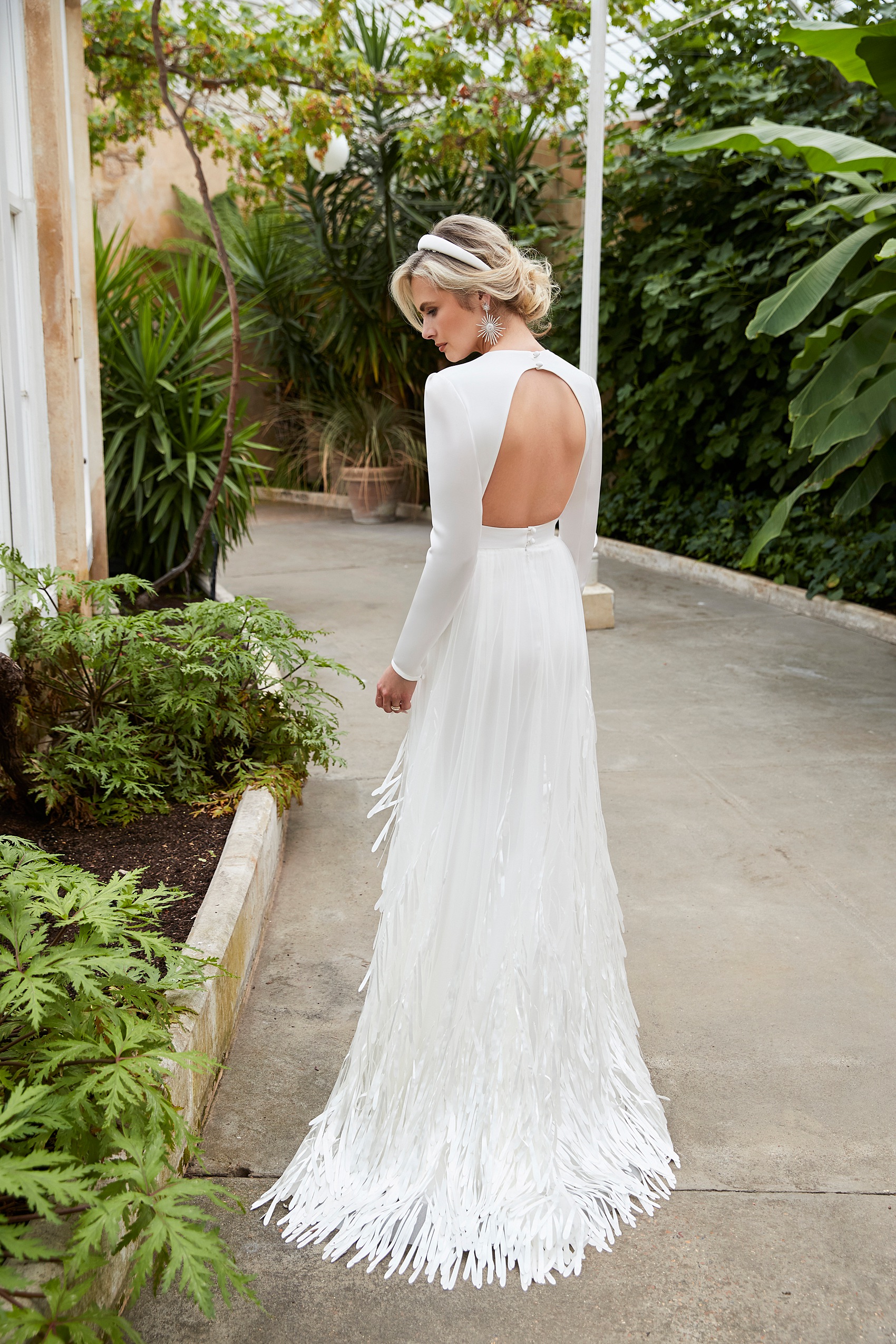 Sassi Holford Bridal 2021 Riva back