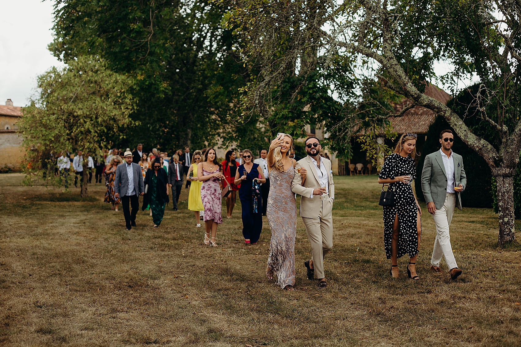 Suzanne Neville bride French Wedding 17