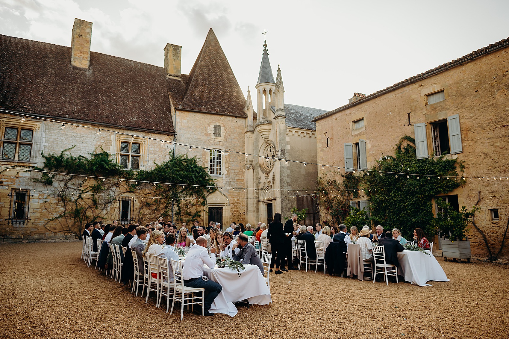 Suzanne Neville bride French Wedding 59