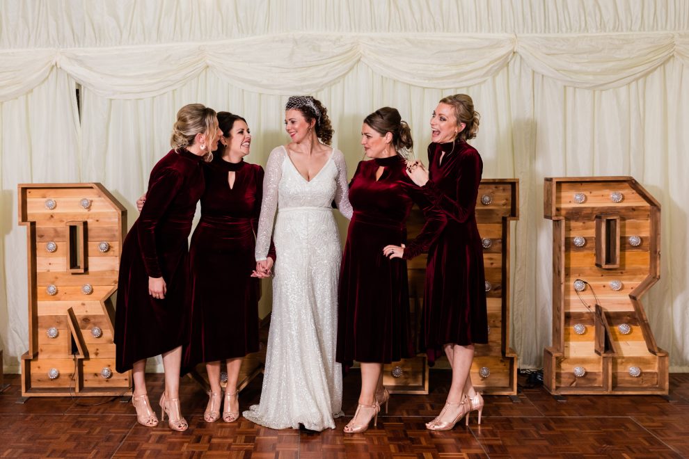A Sequin Karen Willis Holmes Dress for a Glamorous November Wedding in the Countryside 3 1 November wedding