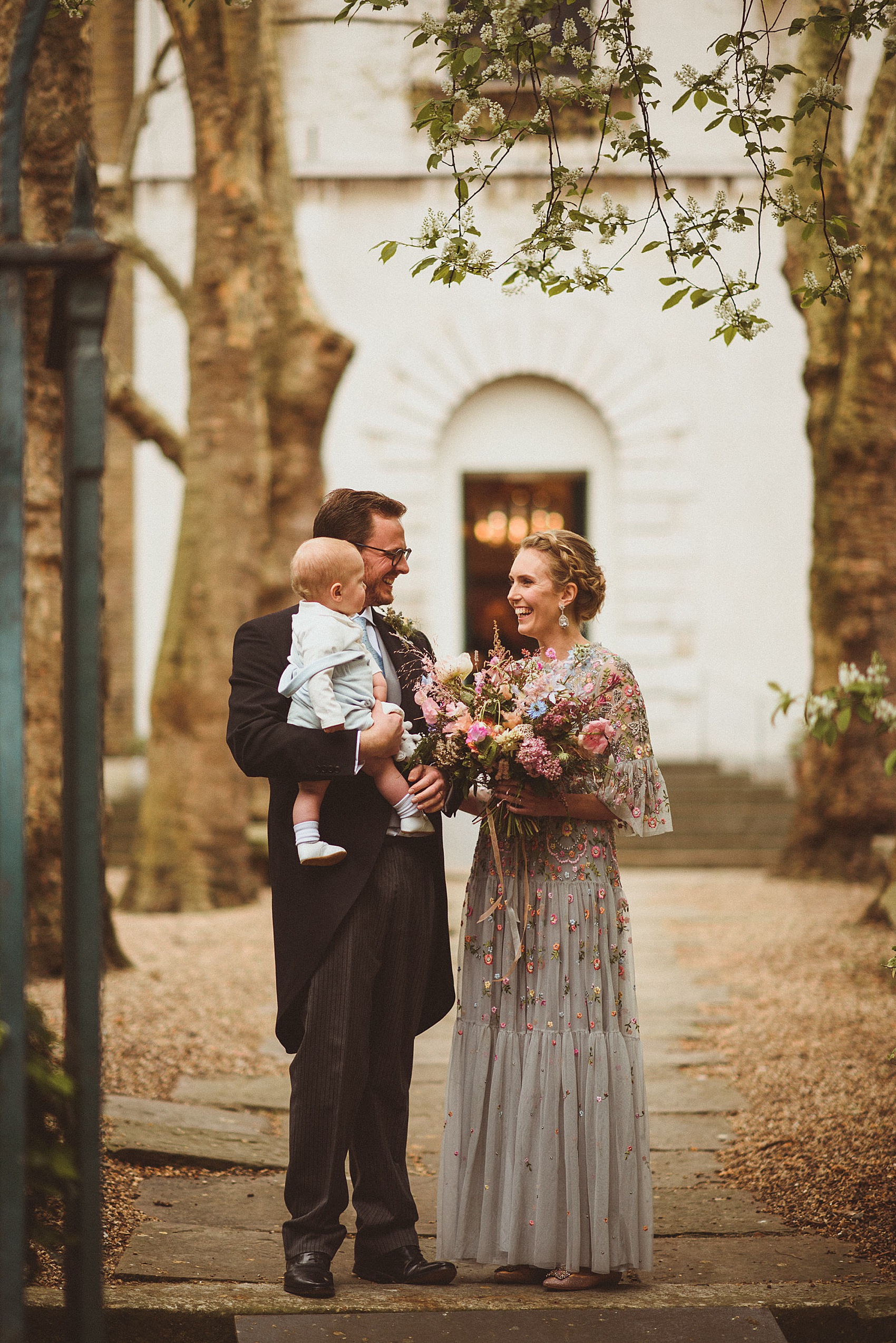 Lucy in Needle & Thread for her Autumn Wedding at Odo's Barn in Kent