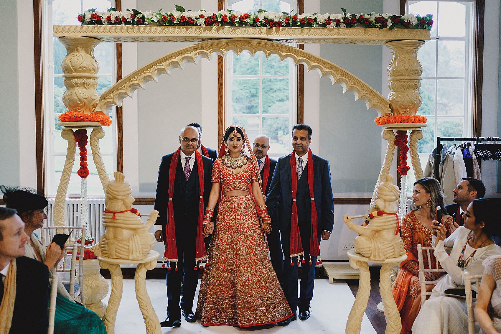 14 Asian Wedding Hawkstone Hall Gardens