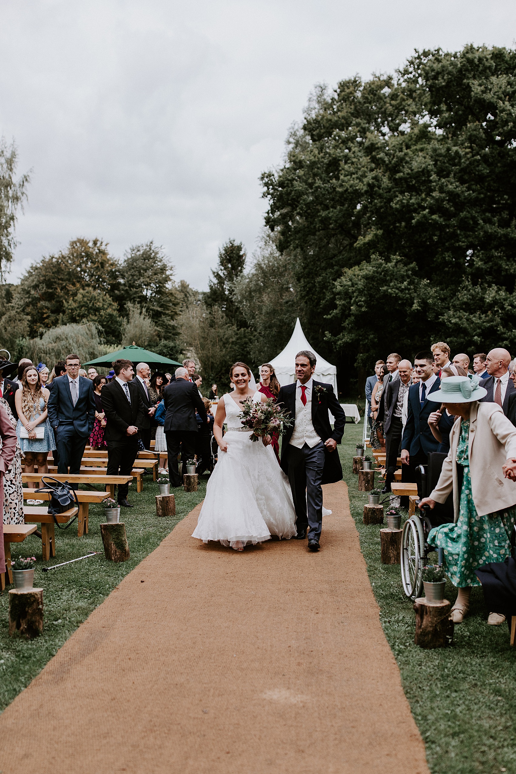 14 Marquee wedding at home