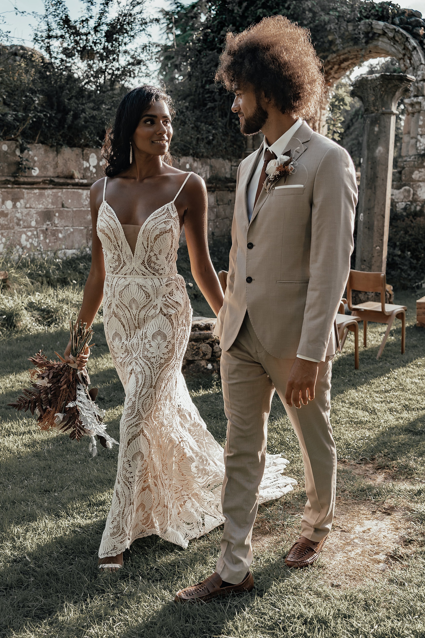 177 Jervaulx Abbey modern diverse wedding editorial