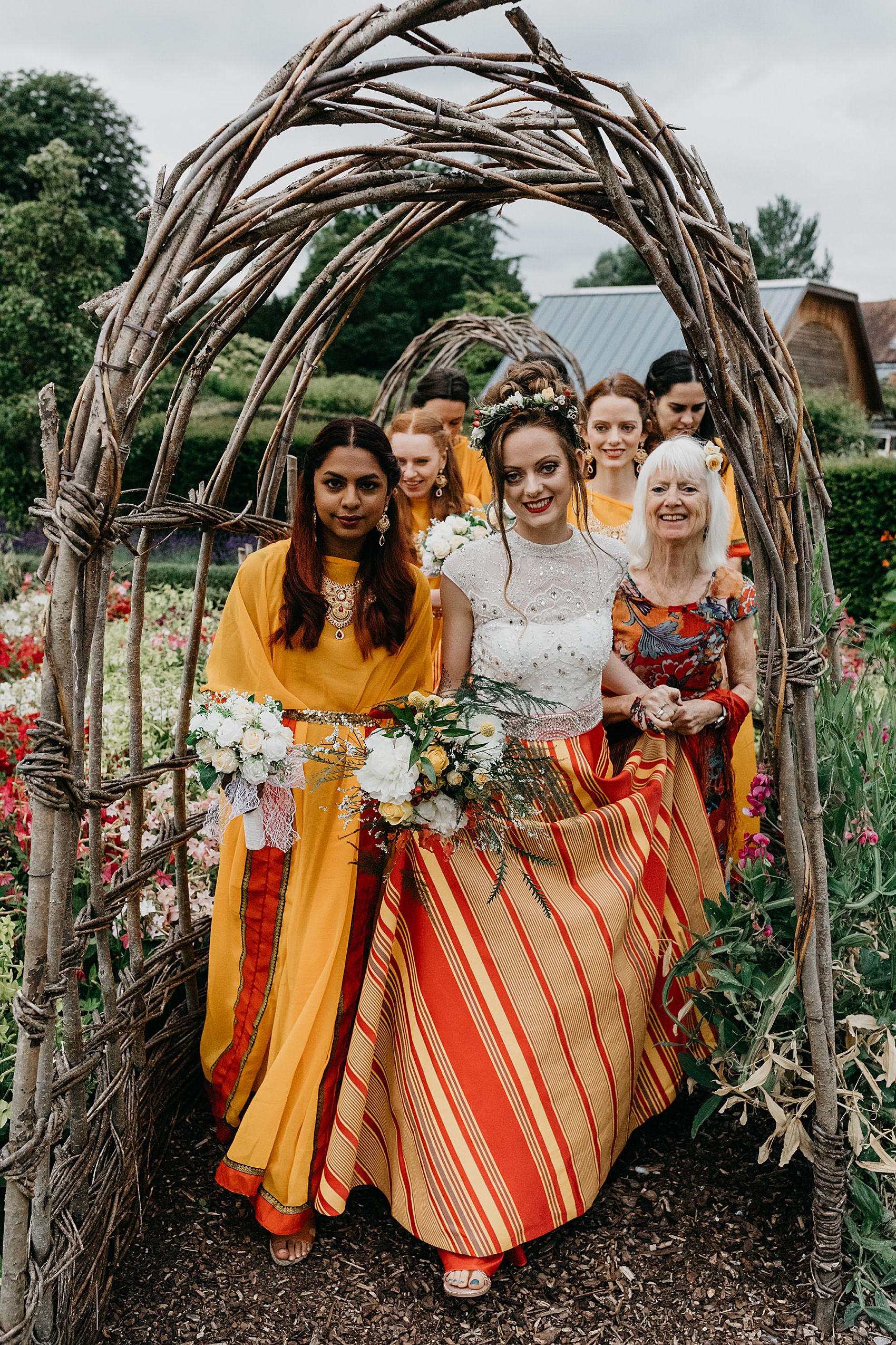 A Colourful and Cultural Somali British Fusion Wedding with a Kabbalah Ceremony Edible Flowers Wedding Cake Love My Dress UK Wedding Blog Podcast Directory Shop