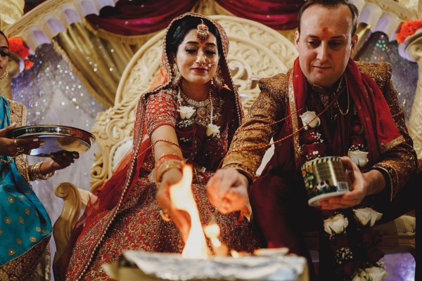 A Glamorous Hindu Wedding at Hawkstone Hall & Gardens