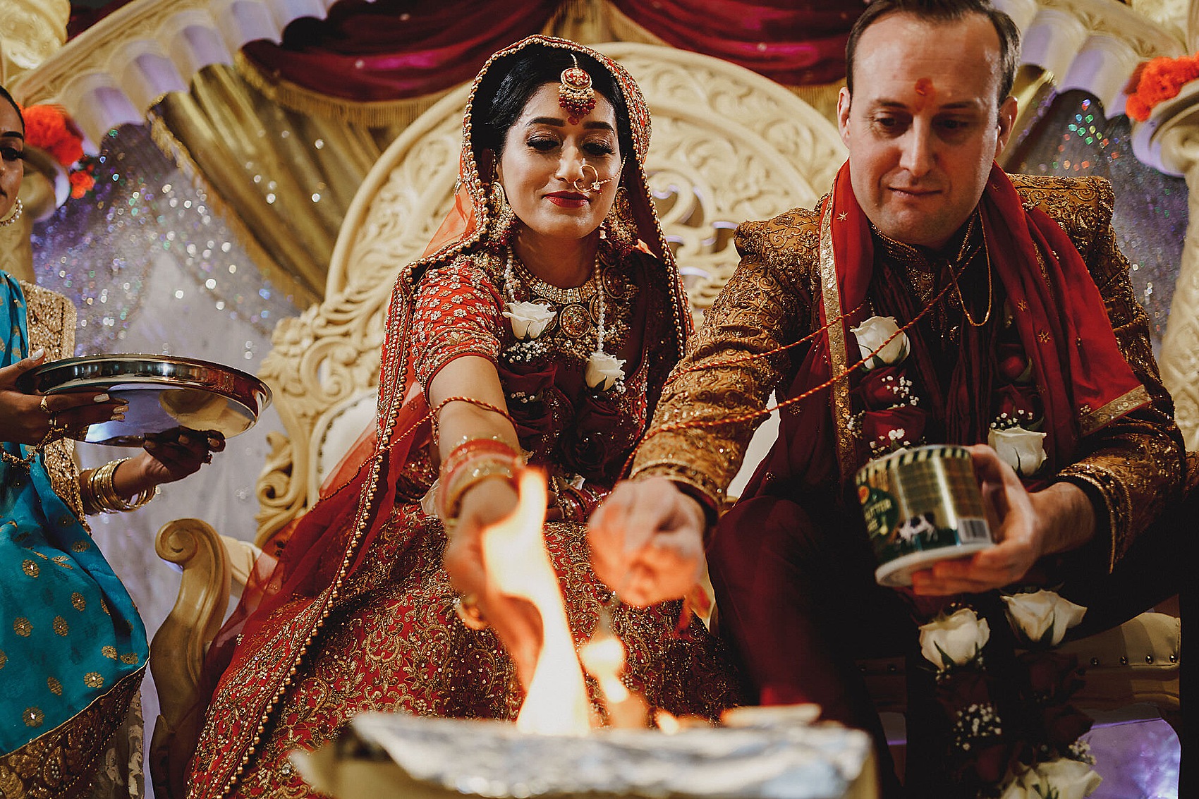 23 Asian Wedding Hawkstone Hall Gardens 1