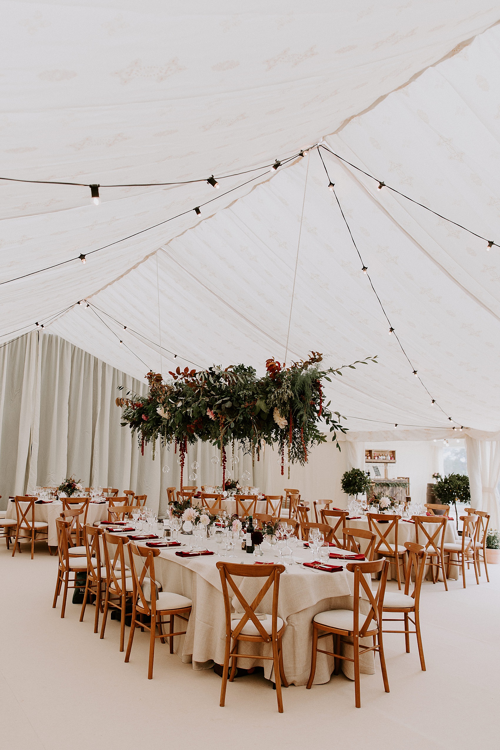 35 Marquee wedding at home
