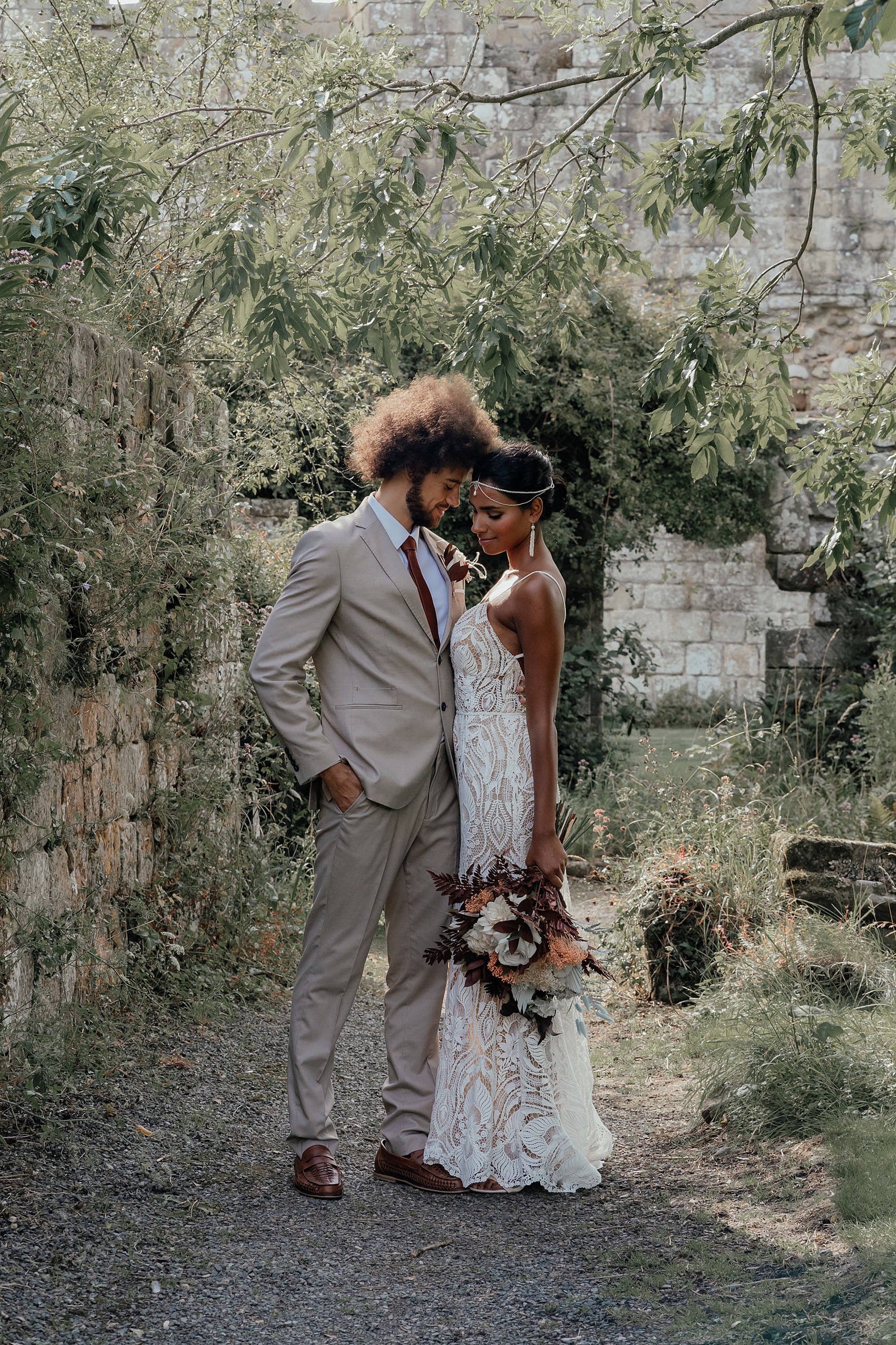 4 Jervaulx Abbey modern diverse wedding editorial