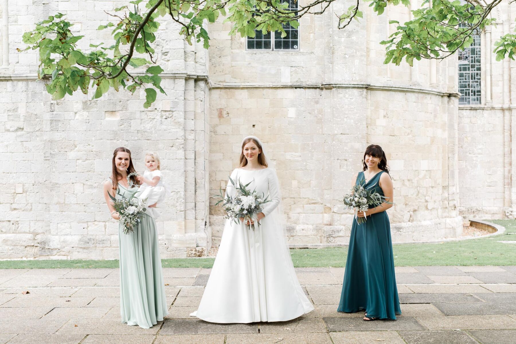 Covid safe micro wedding at Romsey Abbey 41