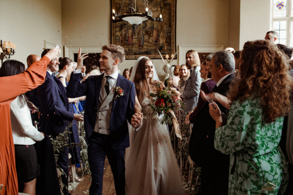 A Cosy Autumnal & Romantic Elmore Court Wedding for a Pre-Raphaelite Inspired Bride