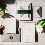Letterpress wedding stationery by Ink & Paper.