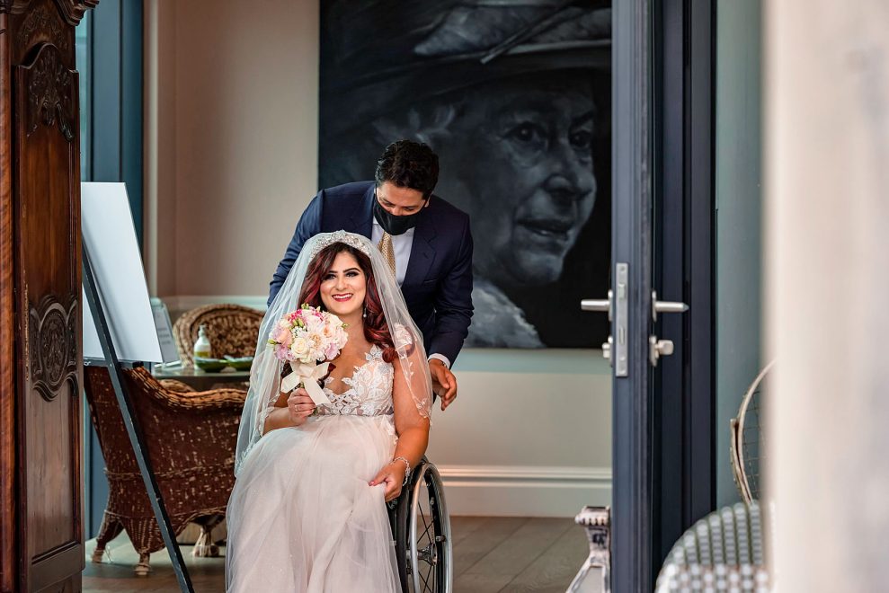 22 Wheelchair bride micro wedding disability advocate