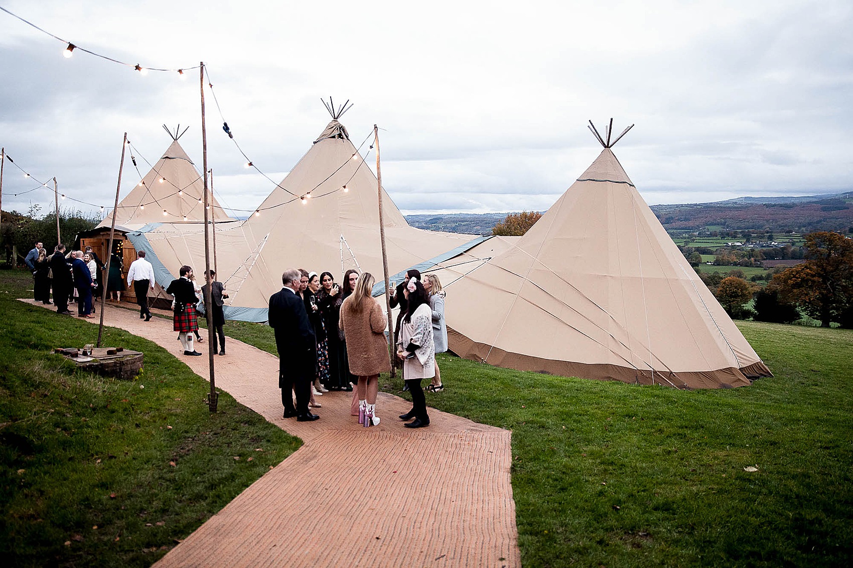 27 Countryside Tipi wedding Bon Bride dress