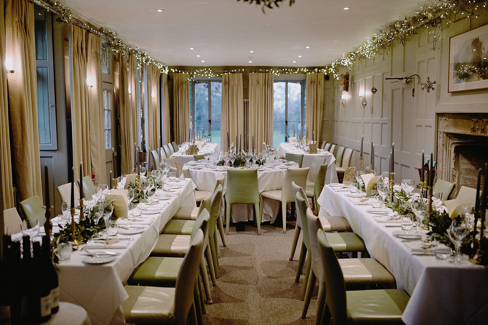 29 Barnsley House Cotswolds winter wedding