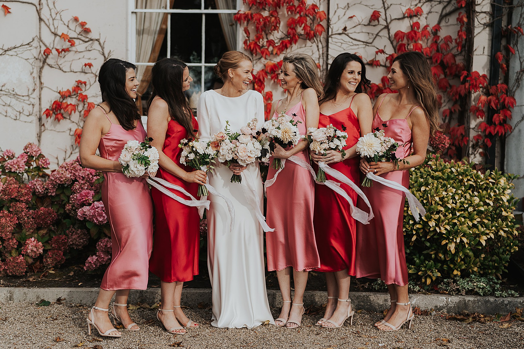 Red bridesmaid dresses best sale ireland