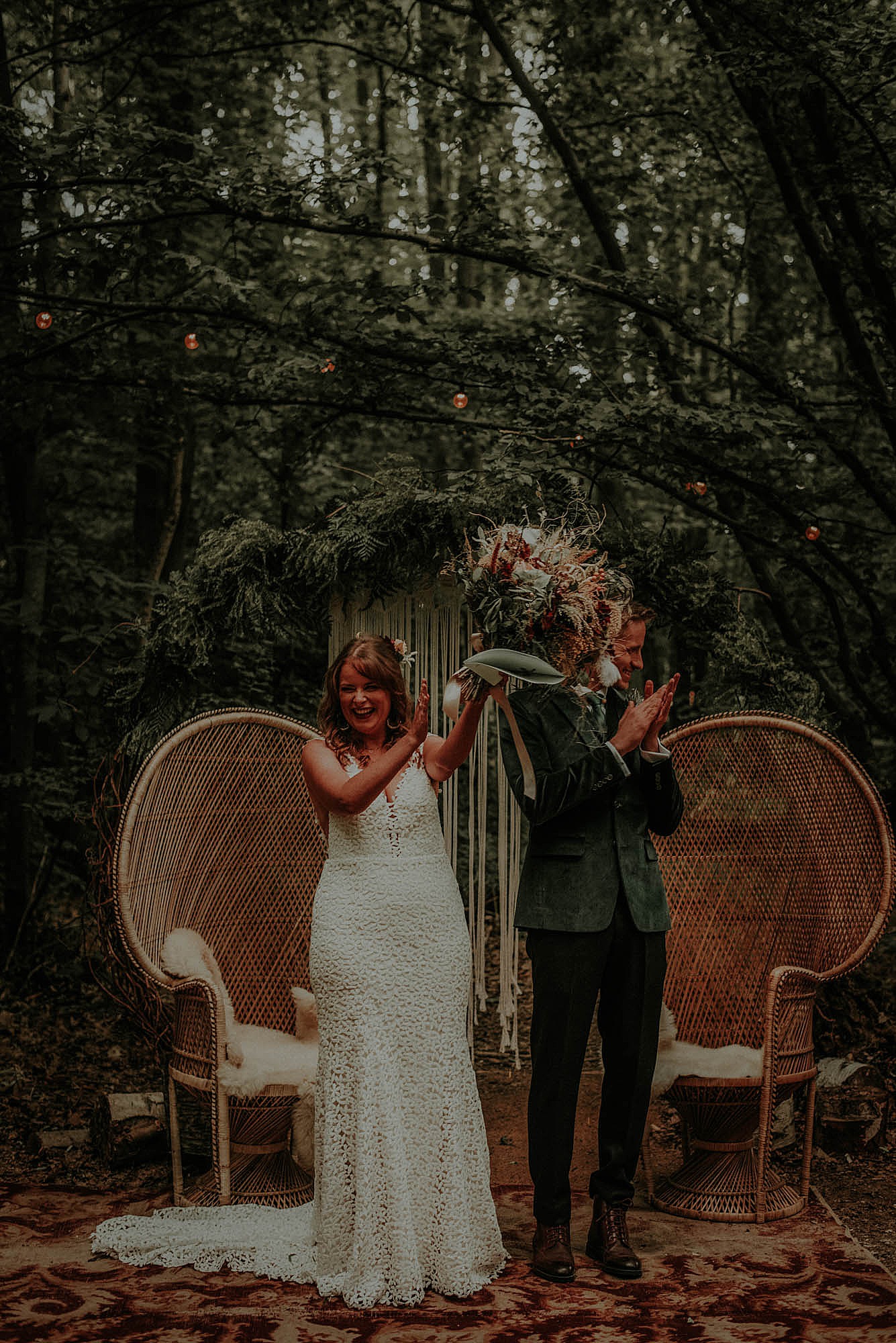 31 The Dreys woodland wedding 1