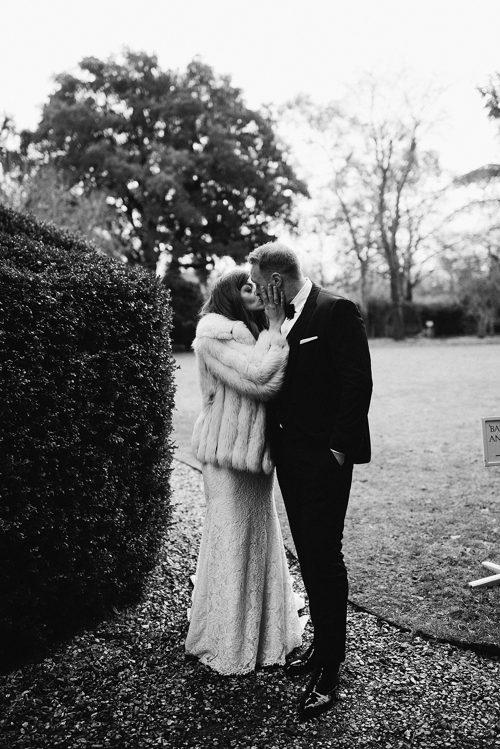 32 Barnsley House Cotswolds winter wedding