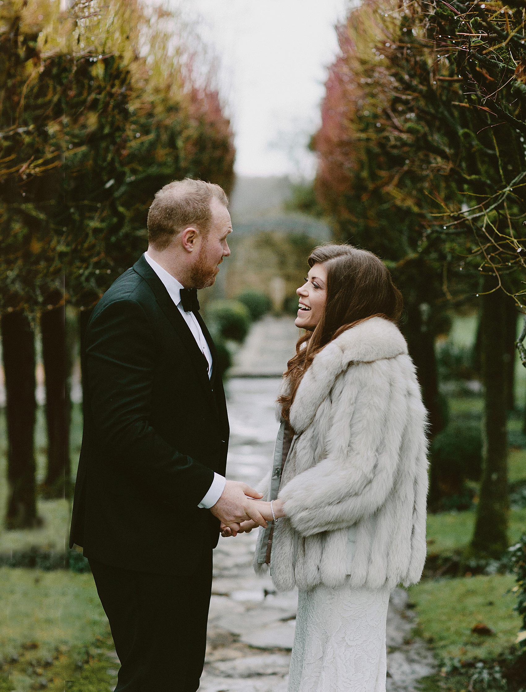 36 Barnsley House Cotswolds winter wedding