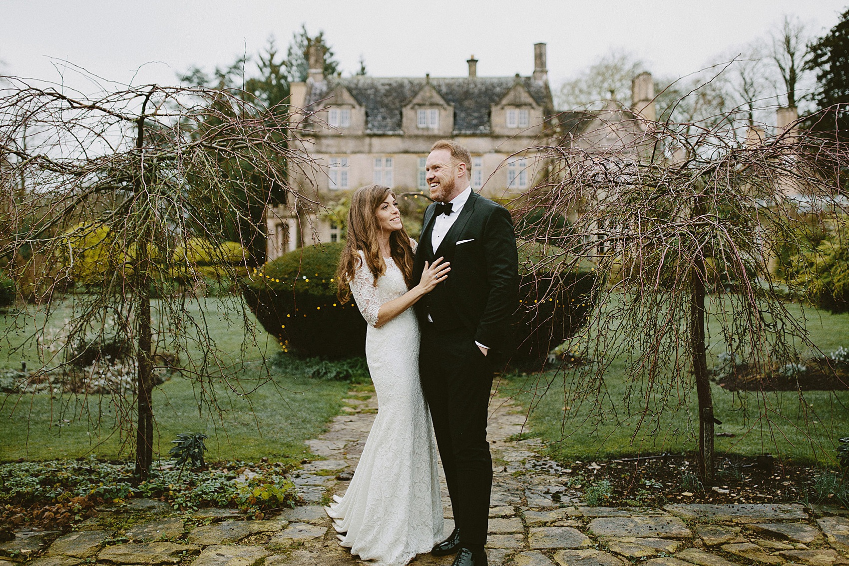 37 Barnsley House Cotswolds winter wedding