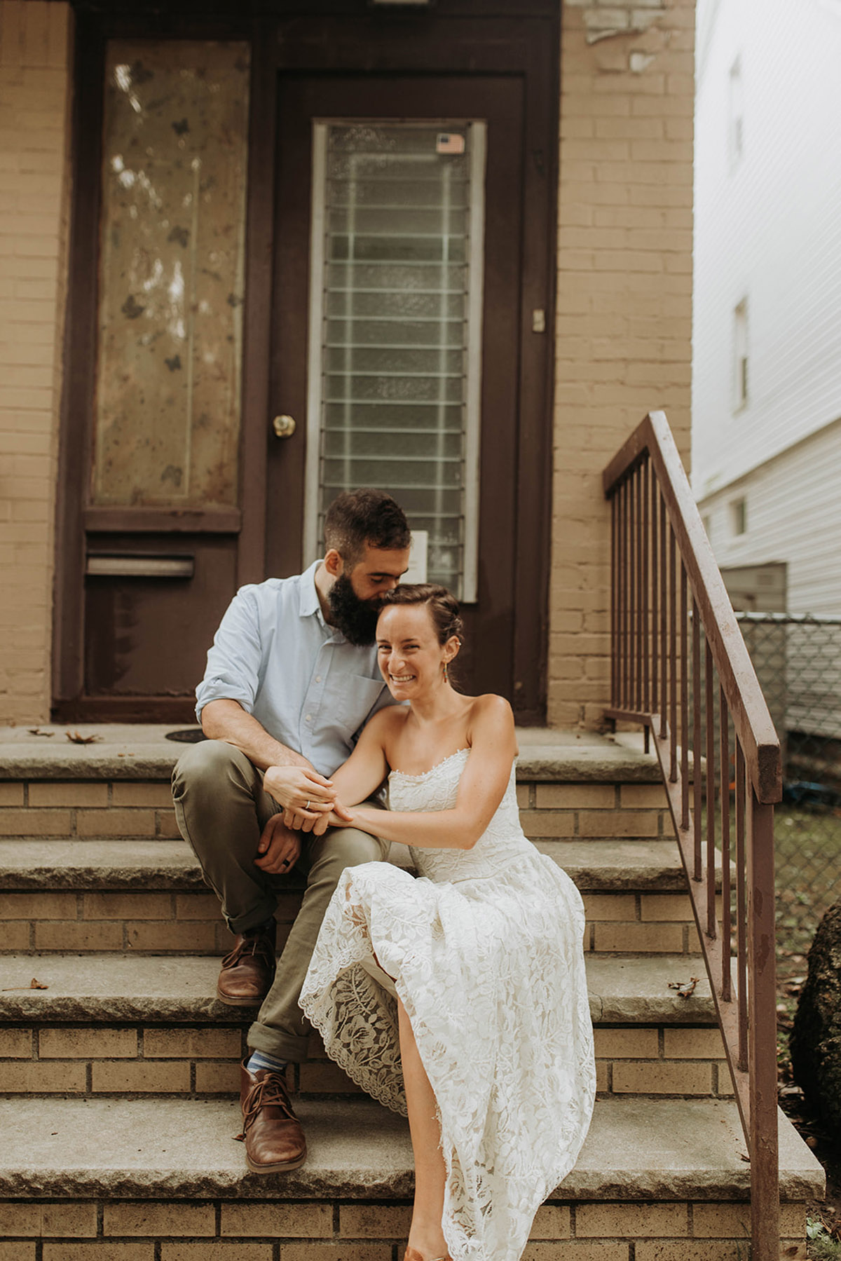 62 New York Elopement Vintage 1980s wedding dress