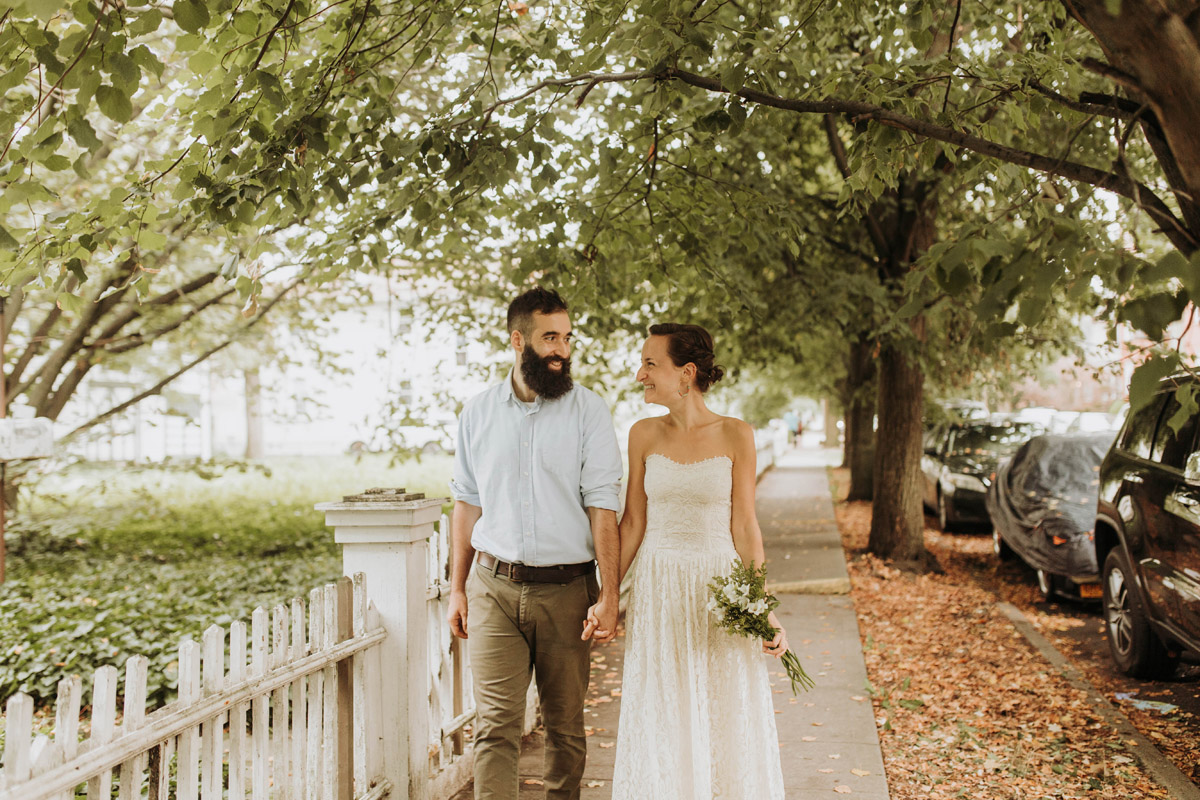 66 New York Elopement Vintage 1980s wedding dress