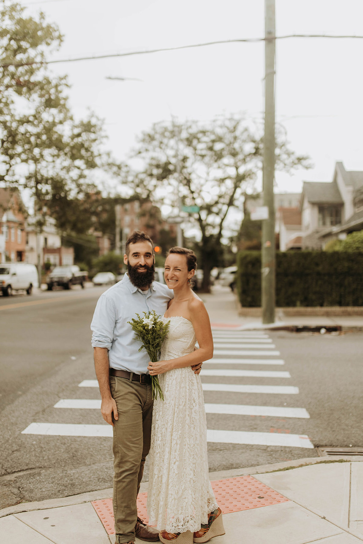 68 New York Elopement Vintage 1980s wedding dress