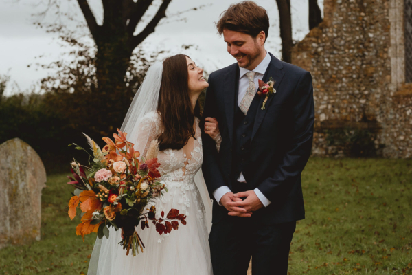 An Anna Kara Bride & Her 15 People Micro Wedding in Norfolk