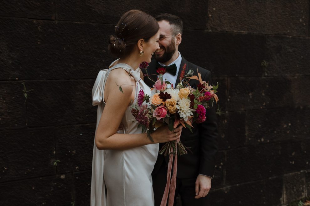 An Ethically Sourced Micro Wedding & Handfasting for a Womenswear Designer & Her Sustainable Silk Gown 9 Caro Weiss photo Laura Andy 84