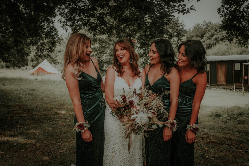 A Natural & Outdoor Wedding at The Dreys in Kent for a Laudae Bride & Her Floral Wedding Dress 5 The Dreys Wedding