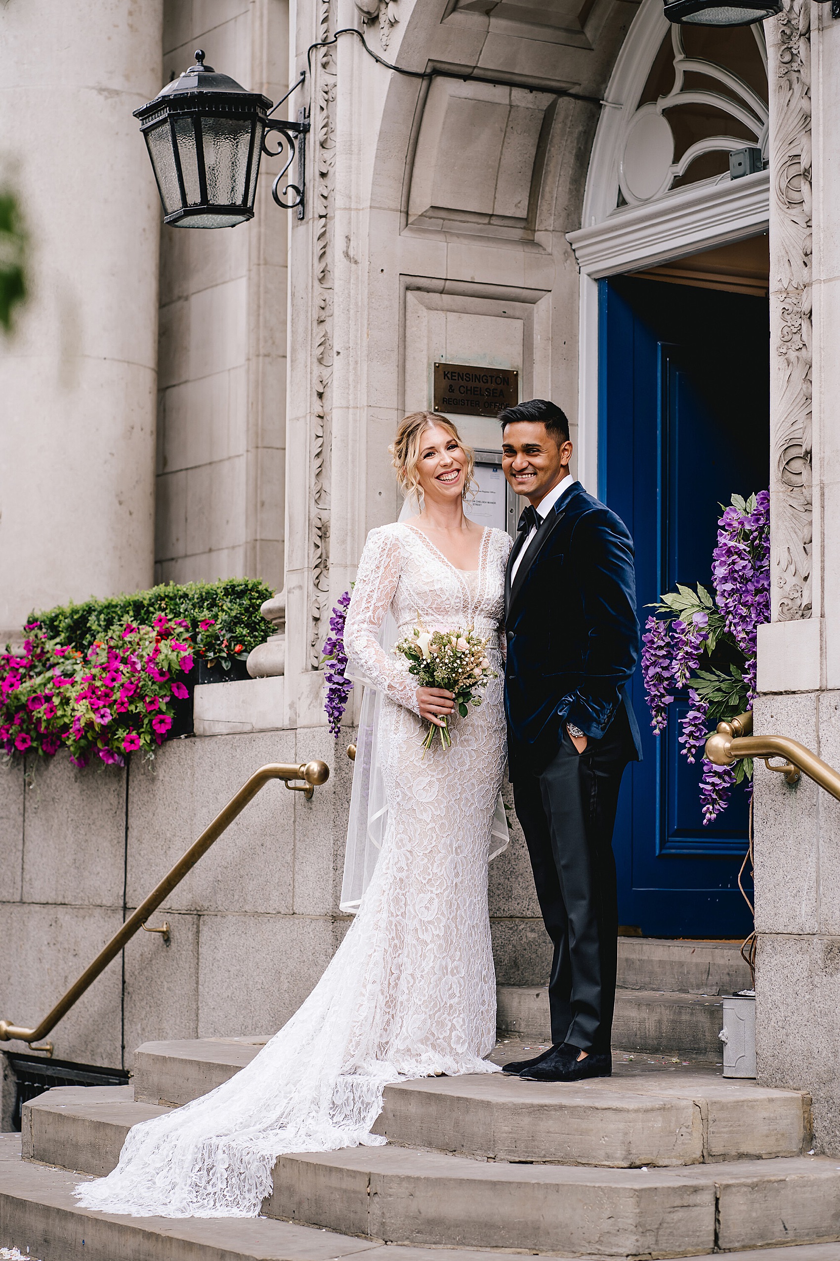 12 Modern London mixed race wedding